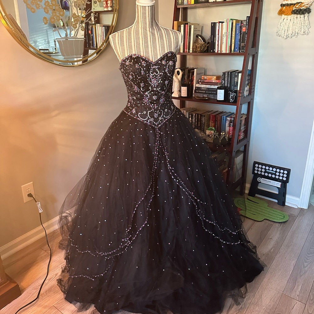 Used Mori Lee prom gown (only worn once!)